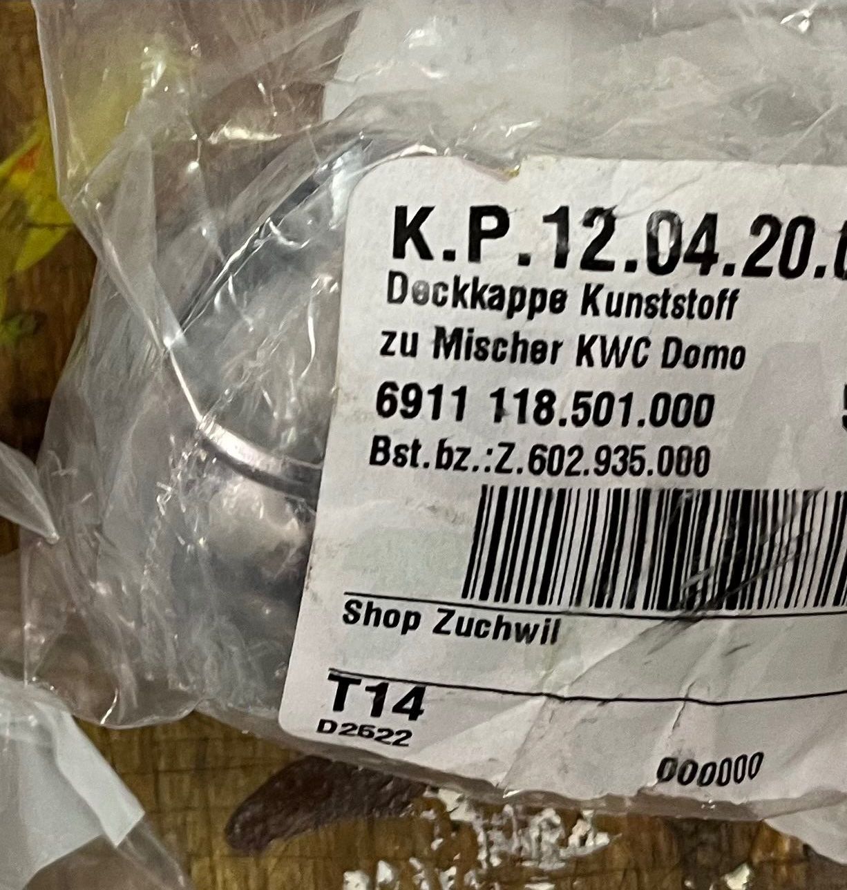 Kwc Rubinetteria: KWC Domo Chrom Abdeckung Mischer NEU – Nuovo e nell'imballaggio originale da Lohn-Ammannsegg venduto da Maledi 2