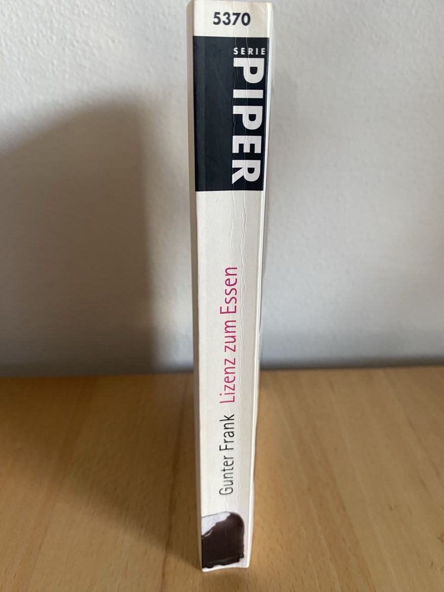 Libri: Lizenz zum Essen - Gunter Frank – Usato da Schwarzenburg venduto da Michellu 2
