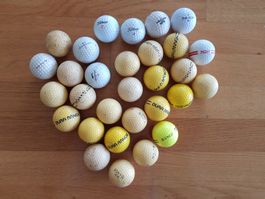 Golfbälle gemischt 30 Stück