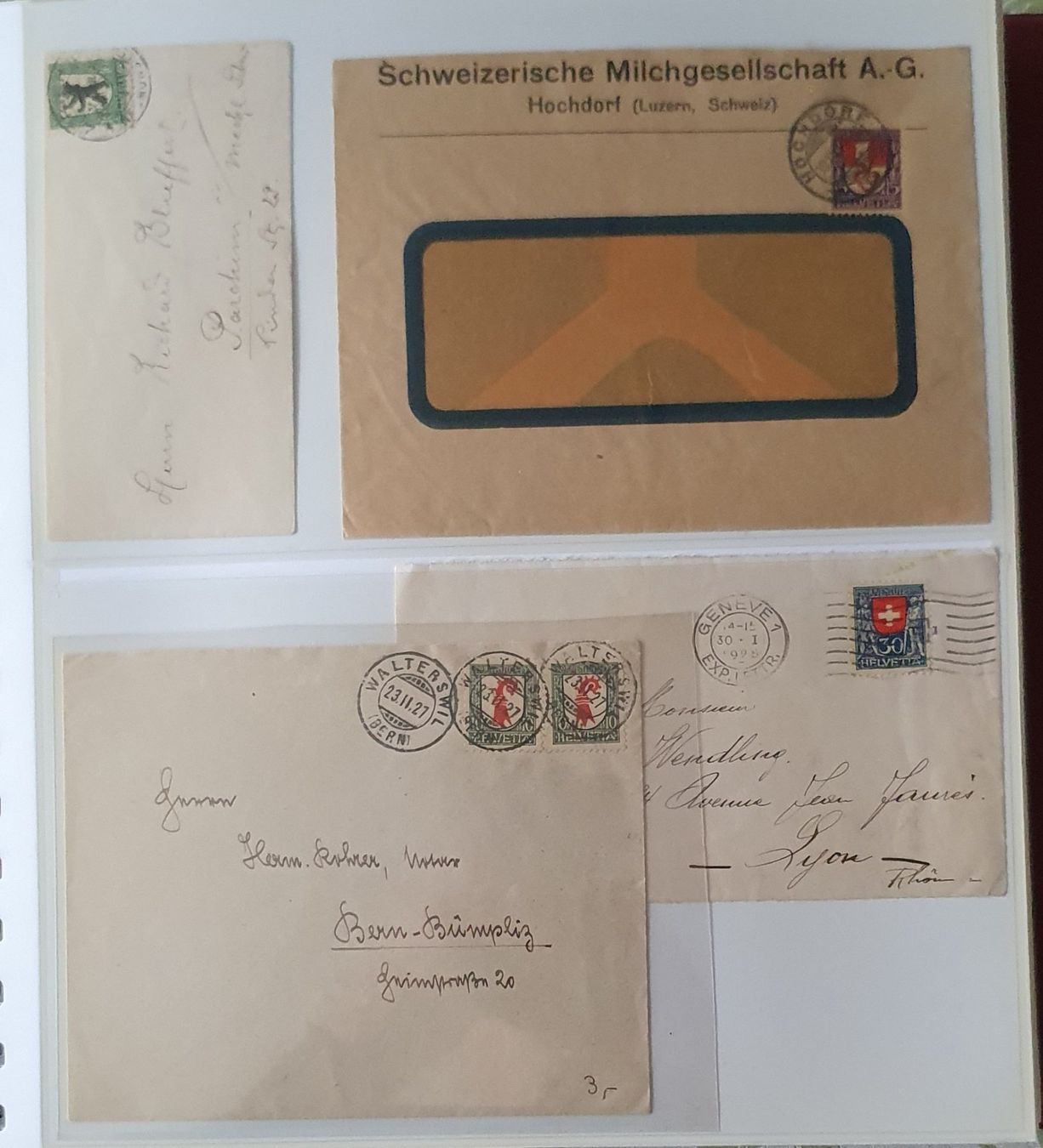 Alle Briefmarken: Album mit Briefen - 130 alte PJ + PP – Gebraucht aus Kreuzlingen von Rschweiz1 1