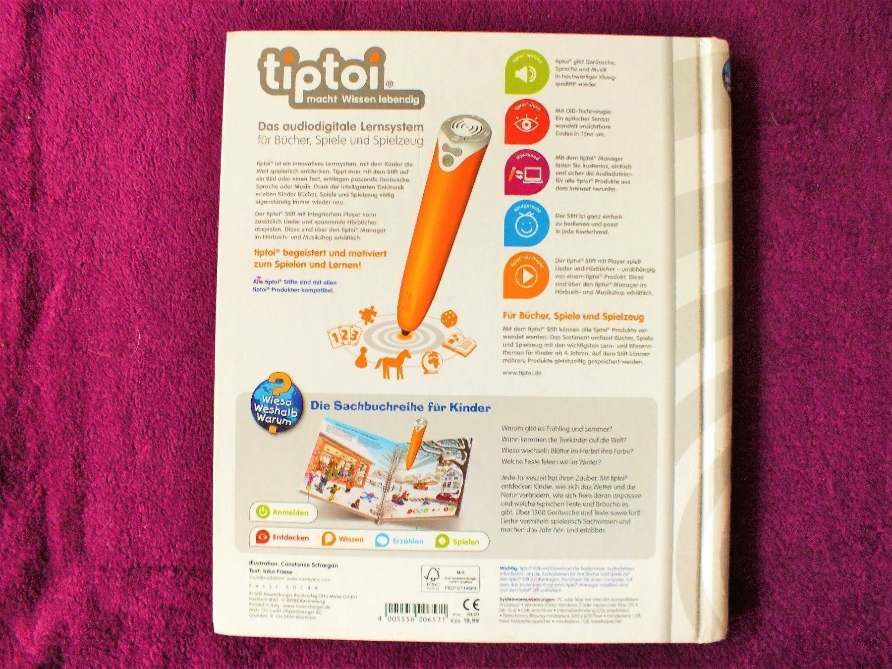 Libri: tiptoi Buch – Unsere Jahreszeiten – Usato da Müllheim Dorf venduto da Seeeule01 8