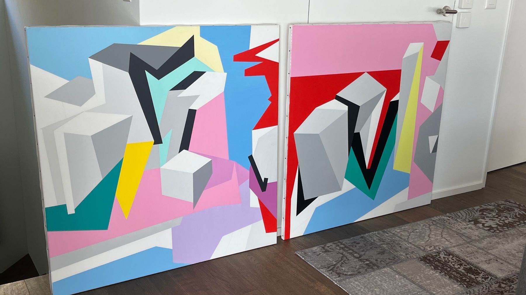 Dipinti: Original Gemälde von Willi Behrndt / grossformatig / Acryl – Usato da Zofingen venduto da Klavier777 5