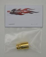 Goldstecker 8mm Buchse 1Stk.
