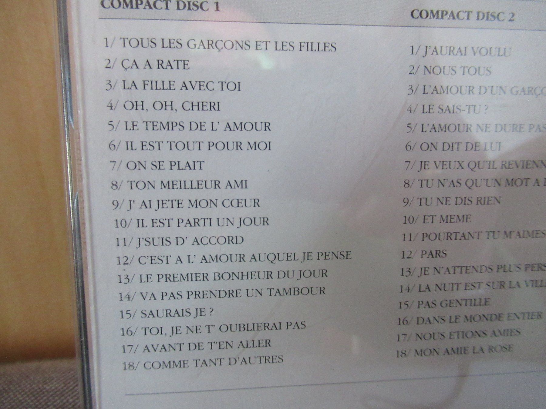 CD: FRANCOISE HARDY - 36 GRANDS SUCCES – Usato da Grône venduto da Mire01 1