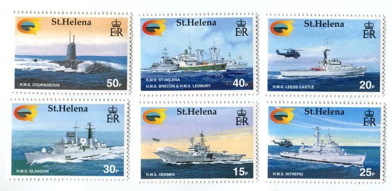 Tutti i francobolli: Briefmarken "Schiffe". St. Helena. – Nuovo e nell'imballaggio originale da Basel venduto da Butsch5