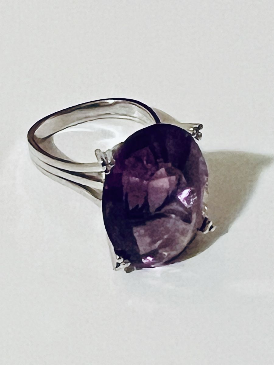Anelli: Amethyst Ring 750 18k White Gold – Nuovo (secondo la descrizione) da Rüschlikon venduto da topswissvintage 3
