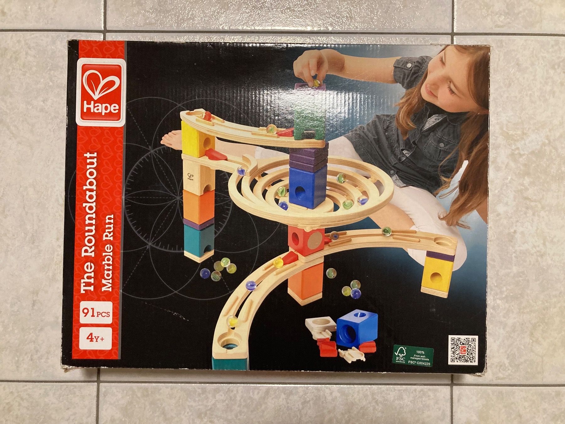 Biglie: Murmelbahn Quadrilla The Roundabout von Hape – Usato da Rothrist venduto da Pringel76