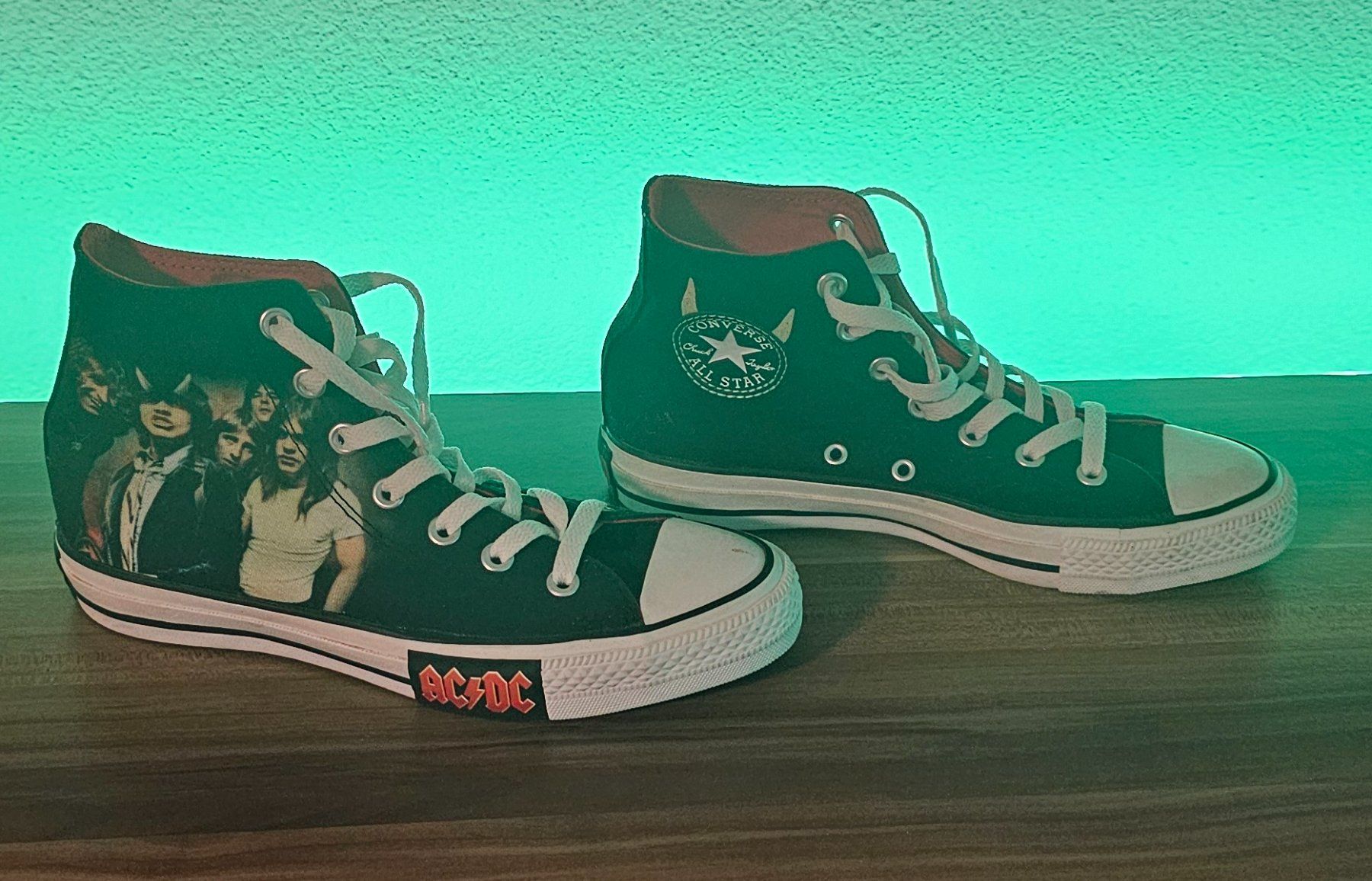 Converse Scarpe da uomo: AC/DC - Converse Schuhe Highway to Hell 🤘 – Usato da Staffelbach venduto da Ddado01 2