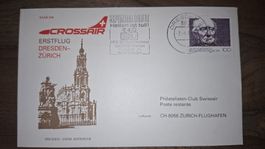Swissair Dresden - Zürich 02.04.1991