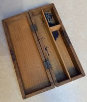 Antikes SCHUL-SCHACHTELI / ="Schultruckli" (für Schreibzeug)
