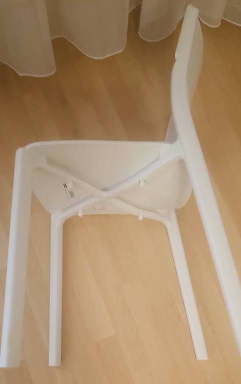 Ikea Sedie: Stuhl IKEA JANINGE , weiss – Usato da Bern venduto da sv-trade 4