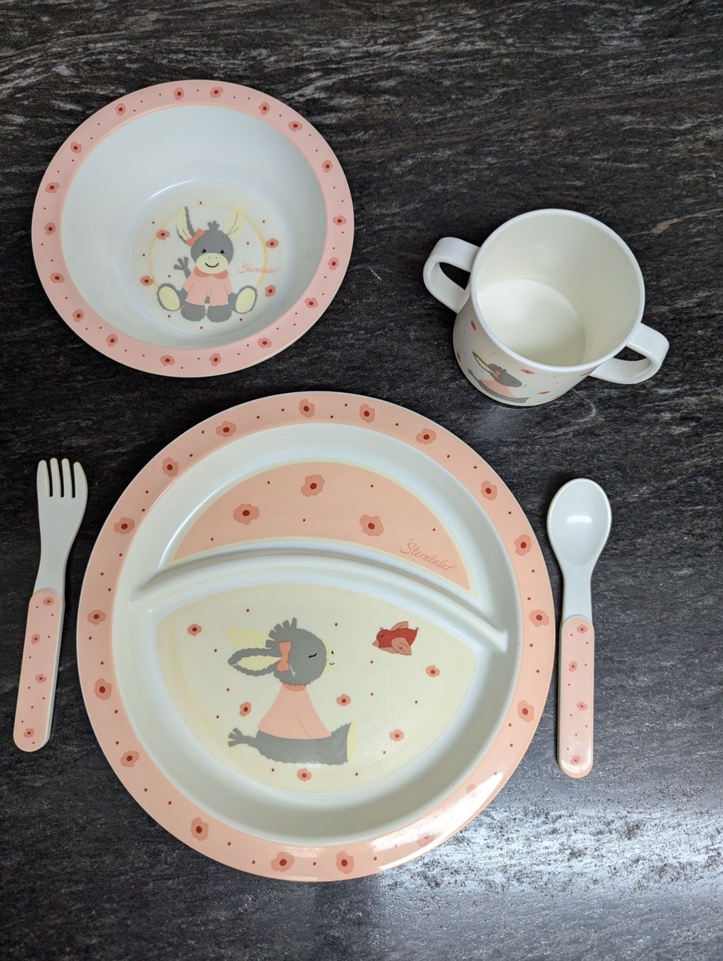 Set di piatti: Sterntaler Kindergeschirr-Set, 5-teilig – Usato da Männedorf venduto da gooddeal123