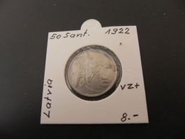 Lettland 50 Santimu 1922
