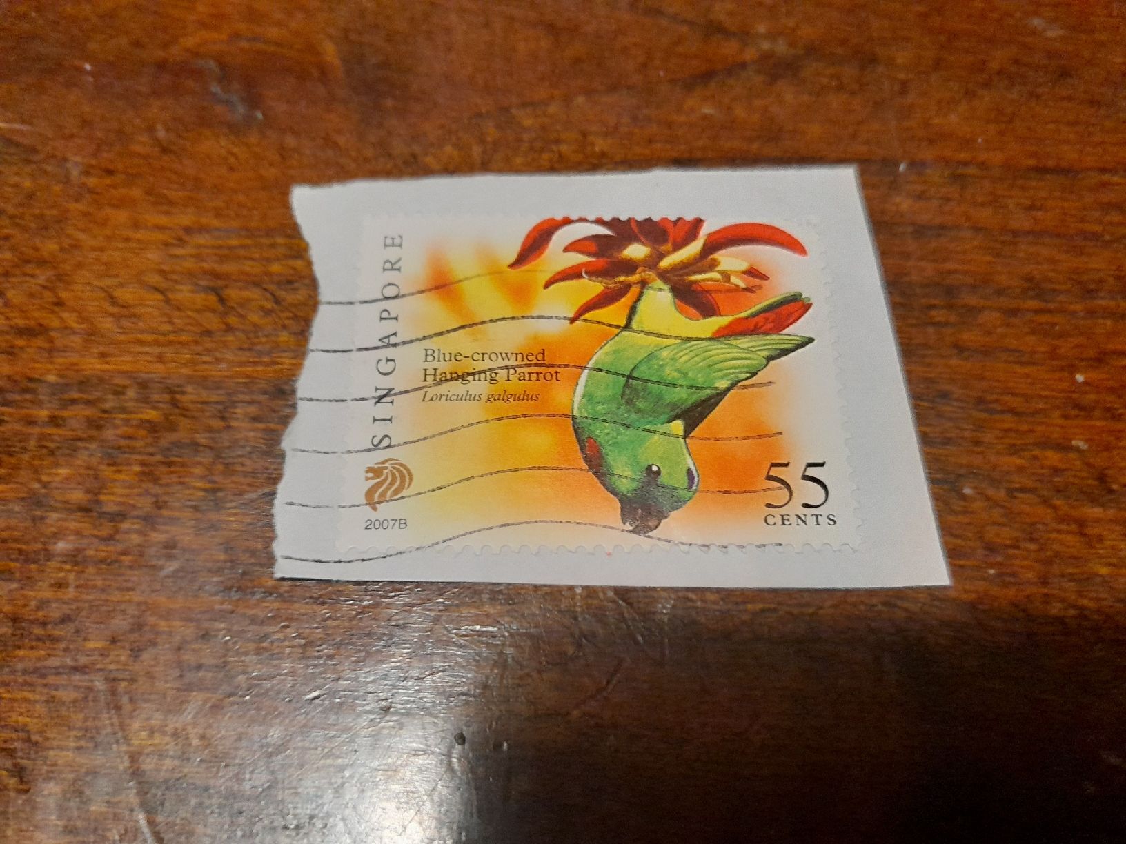 Tous les timbres: Singapour timbre Oiseaux – D'occasion à Marly par globetrotter1723