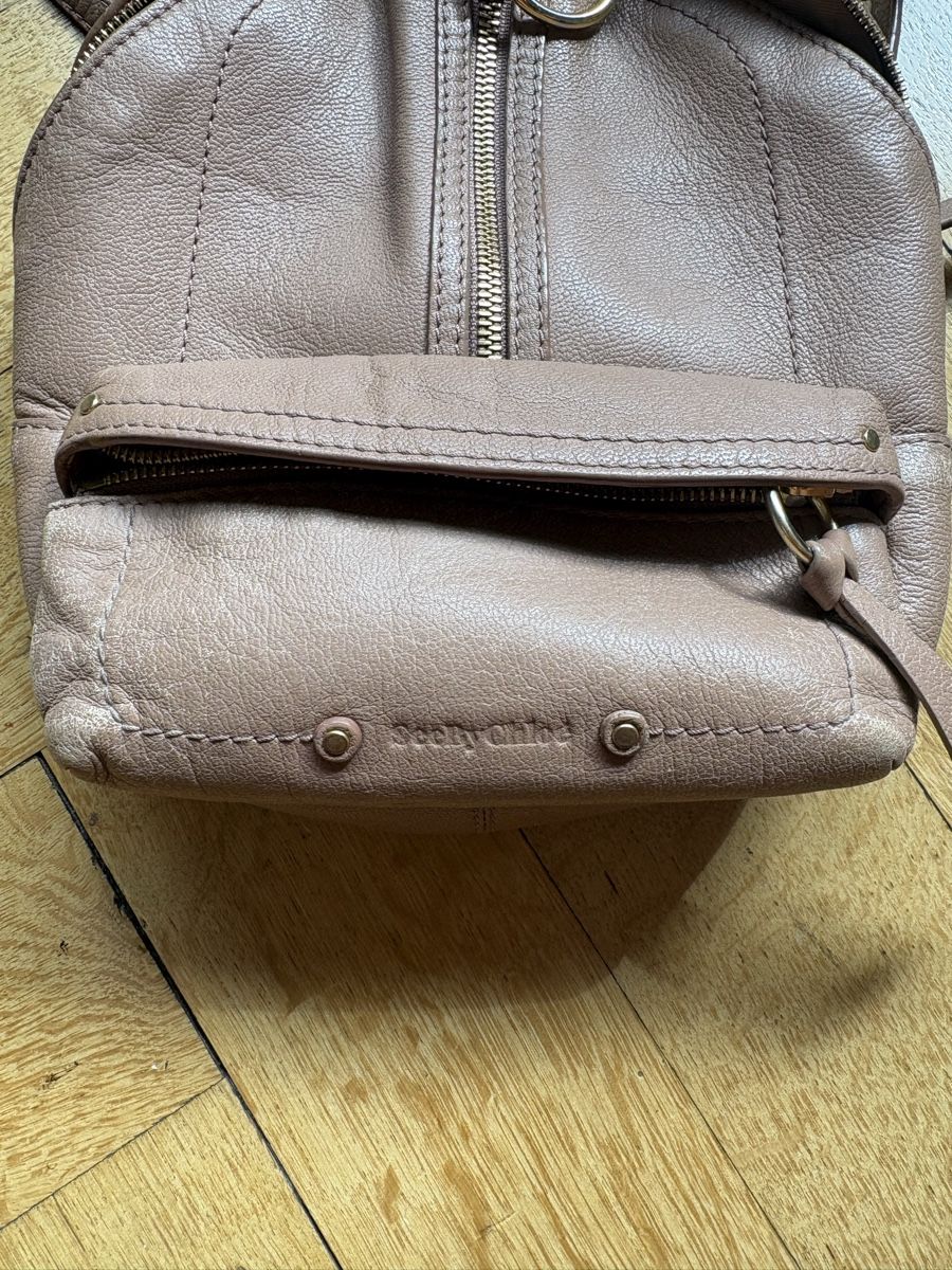 Rucksäcke: See by Chloé Rucksack Leder beige – Gebraucht aus Zürich von Ginger.85 6