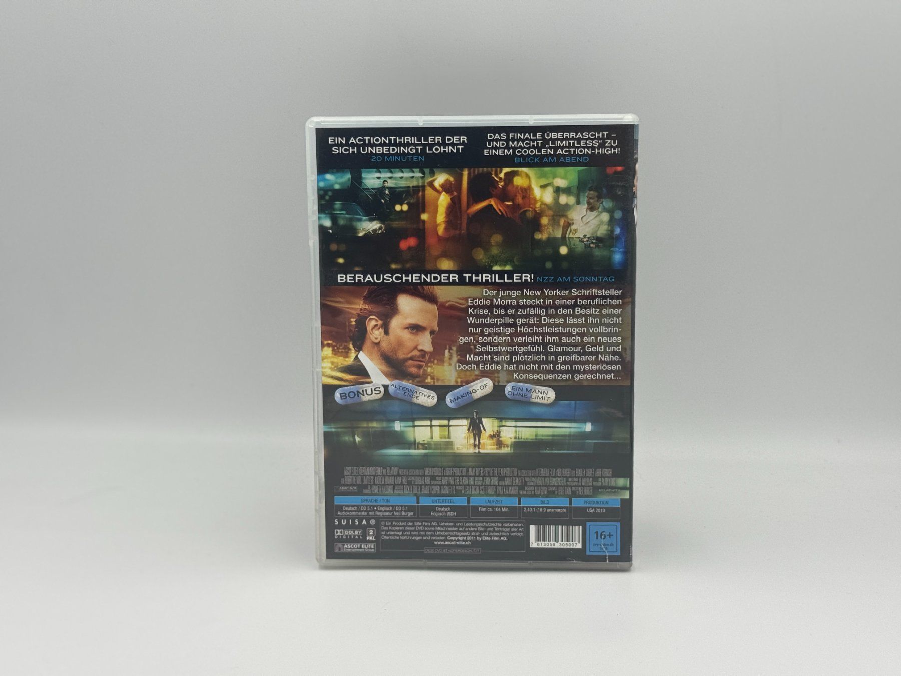 Tutti i DVDs: LIMITLESS - OHNE LIMIT - Versand A-Post nur CHF 2.50! – Usato da Siblingen venduto da the_92m7 1