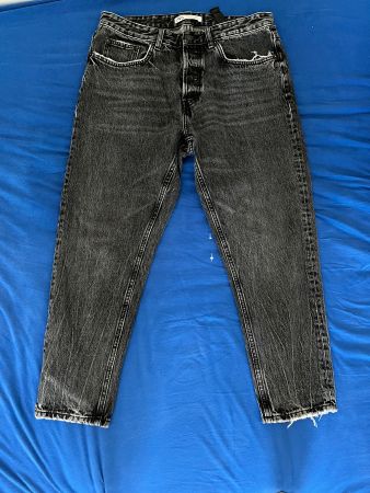 ZARA Herren Jeans – Schwarz – Used Look – guter Zustand