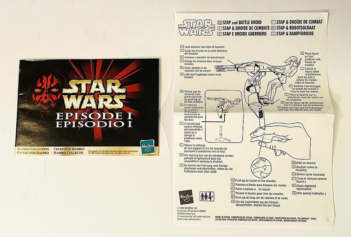 Star Wars Figurines: Star Wars Episode 1 Battle Droid STAP 10 cm – D'occasion à Duggingen par nad_6yzh 5