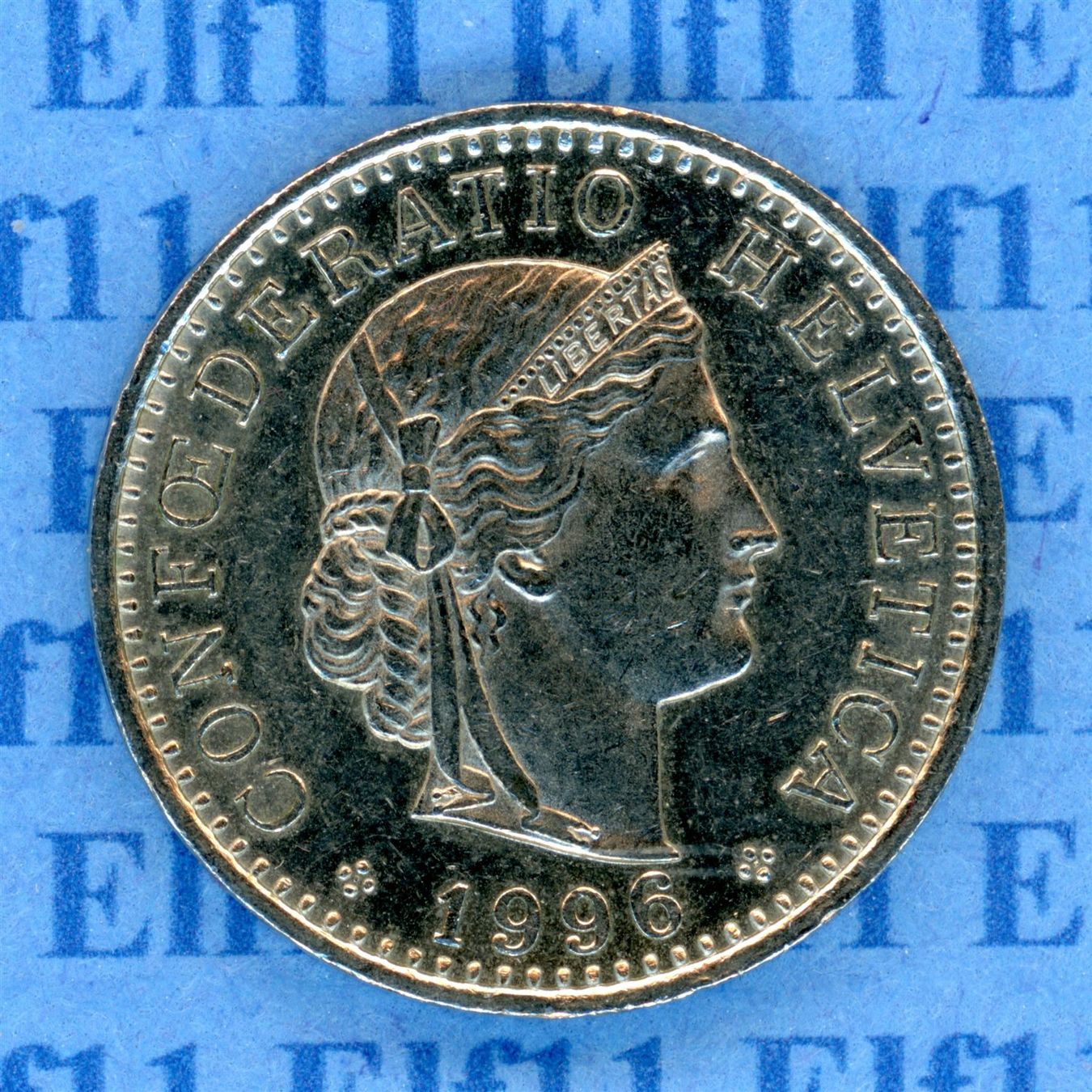 Tutti le monete: CHF___0.20 1996 vz 20 Rappen – Usato da Widnau venduto da Elf11