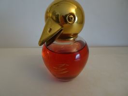 Vint Parfum Flacon CHICK-CHICK (Vigny c1930) MASSIVVERGOLDET
