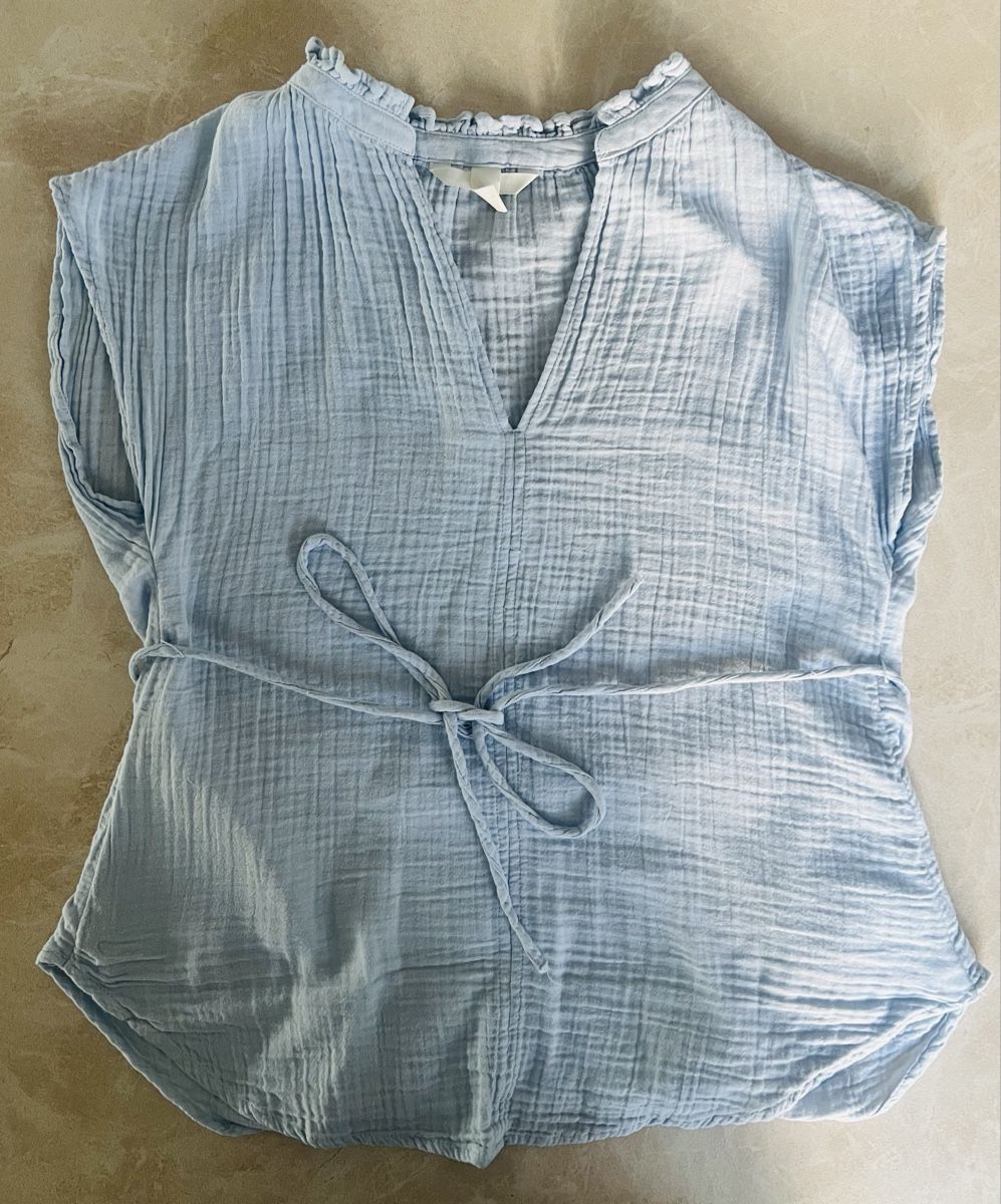 H&M Camicette: Hellblaue H&M Umstandsbluse in Grösse XS – Usato da Nürensdorf venduto da Danitolas