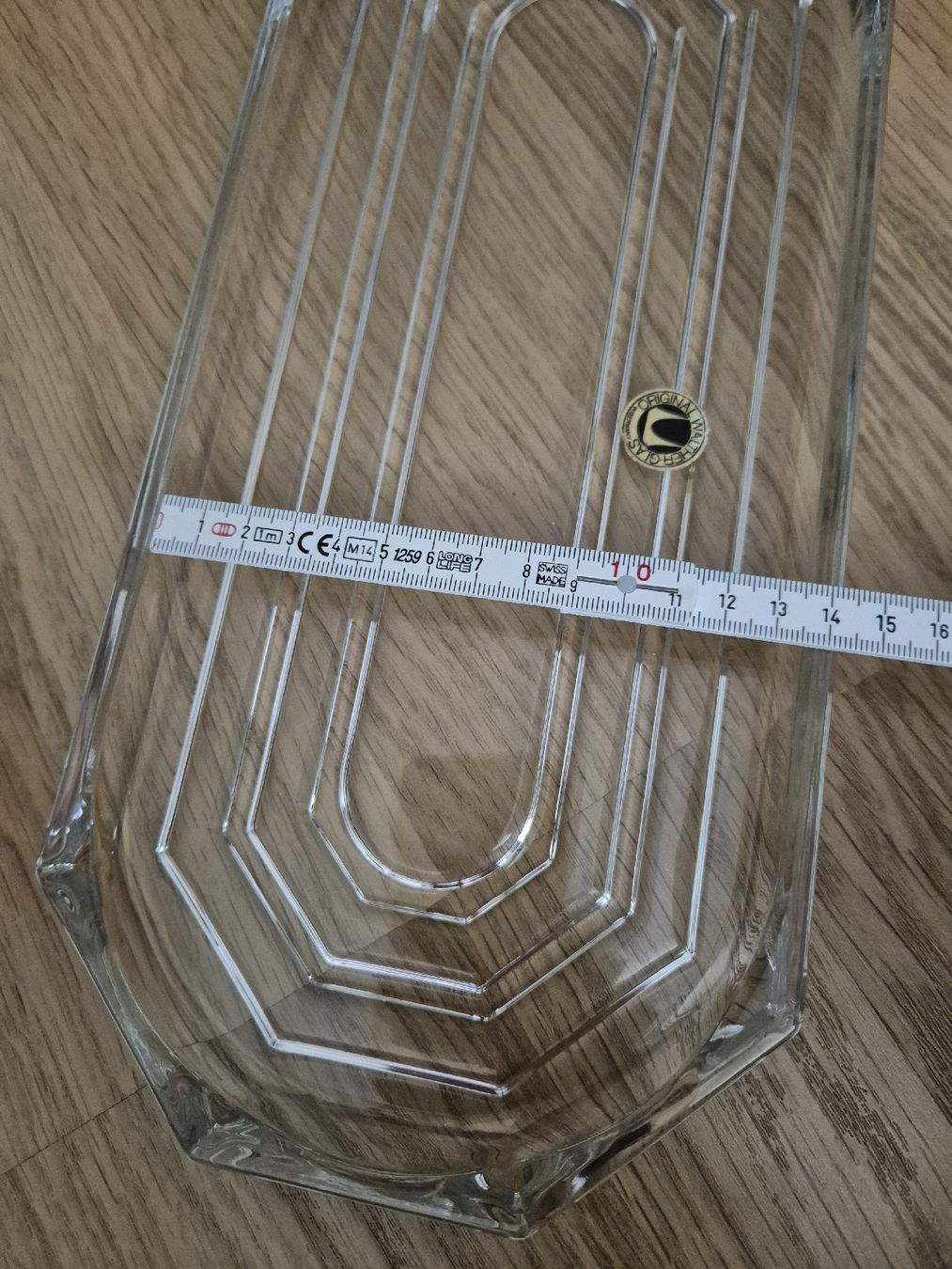 Servierplatten: Servierschale Cakeplatte Glasplatte – Gebraucht aus Langenthal von Polarisstern 3