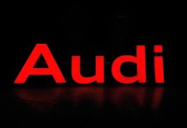 Insegna Audi dealer ufficiale Italia 150cm luci led