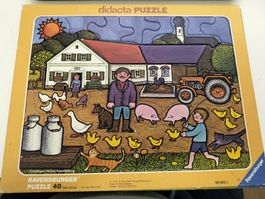 Ravensburger Puzzle "Auf dem Bauernhof", 40 Teile, Top!