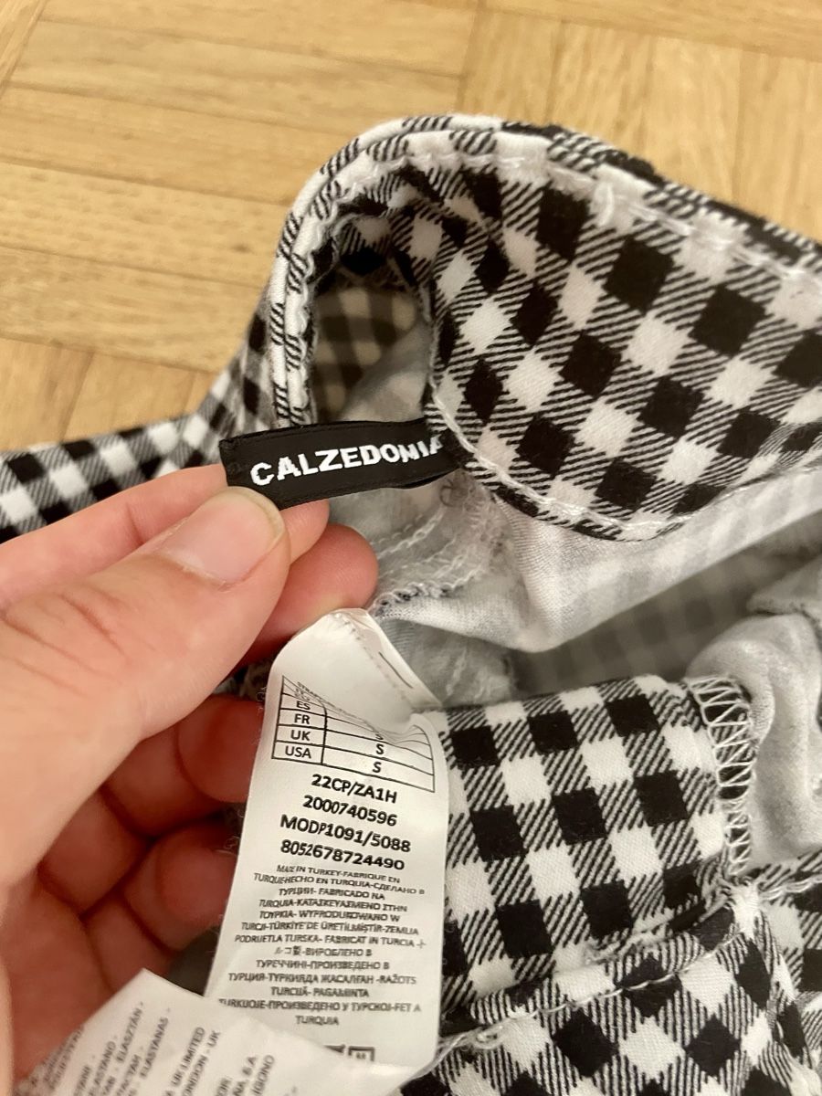 Calzedonia Hosen: Karierte Karo Hose schwarz weiss Grösse S – Neu (gemäss Beschreibung) aus Zürich von Carlajimena 5