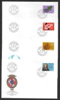 4 FDC 568 - 571 Serie Einzelmarken ET Bern 11.9.1975