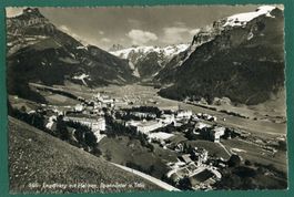 Engelberg, Gesamtansicht mit Hahnen, 1944, gelaufen