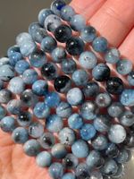 100%natürlich Aquamarin Armband Edelsteinarmband 8mm