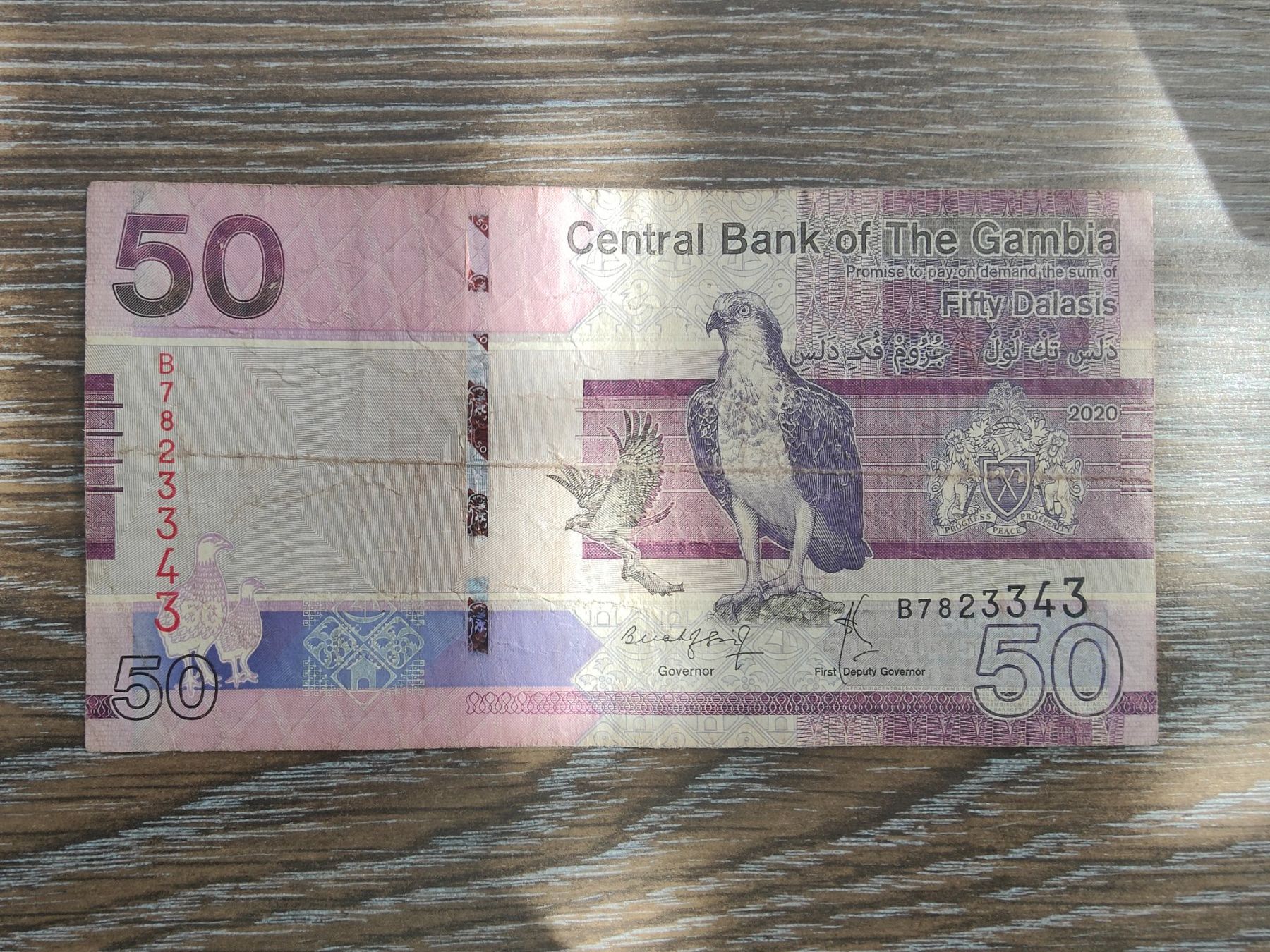 Banconote: Gambia 50 Dalasis 2020 !!!!!! – Usato da Flaach venduto da Lonzo99