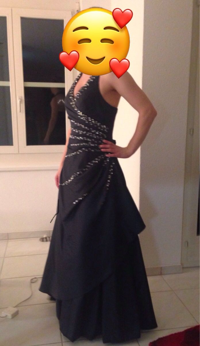 Vestiti: Abendkleid mit Pailletten Gr. 36 dunkelblau – Usato da Meilen venduto da mogli_luna 4