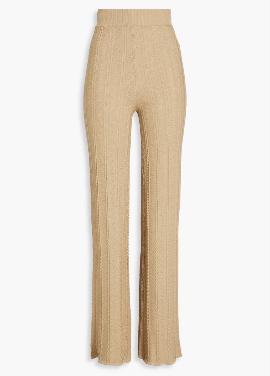Pantaloni: Beige straight leg classy designer pants – Nuovo e nell'imballaggio originale da Uznach venduto da ger_7gvr