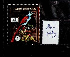 CENTRAFRIQUE  TIMBRE NEUF** OR 1990. COTE 14 EUROS /U486