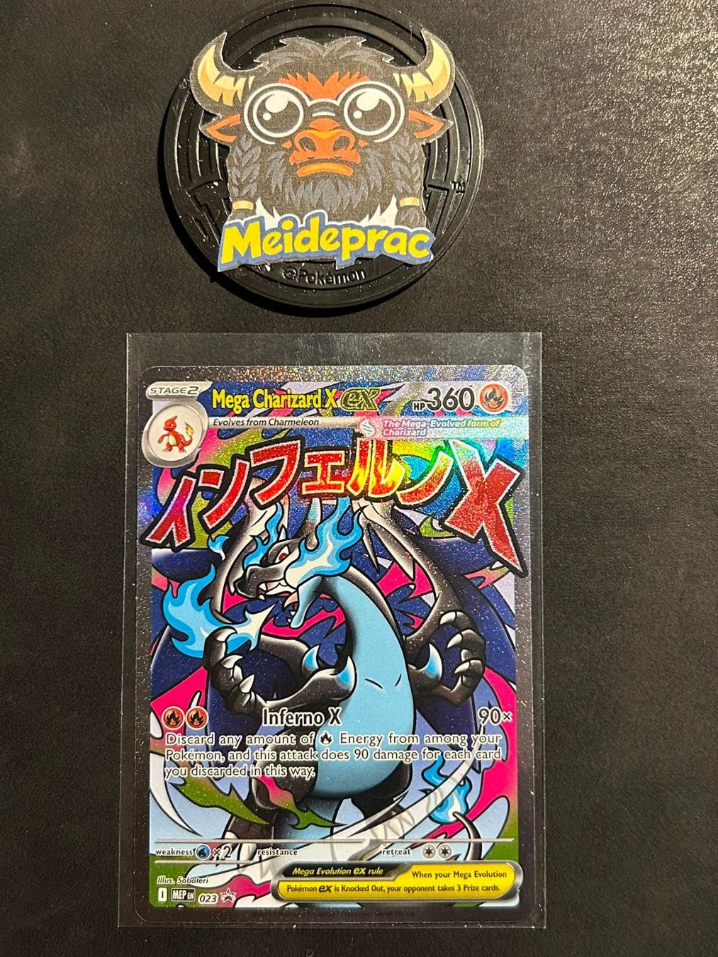 Pokémon Sammelbilder & Trading cards: Mega Charizard X EX Promo Mega Evolution (MEP023) EN NM – Neu (gemäss Beschreibung) aus Vevey von Meideprac