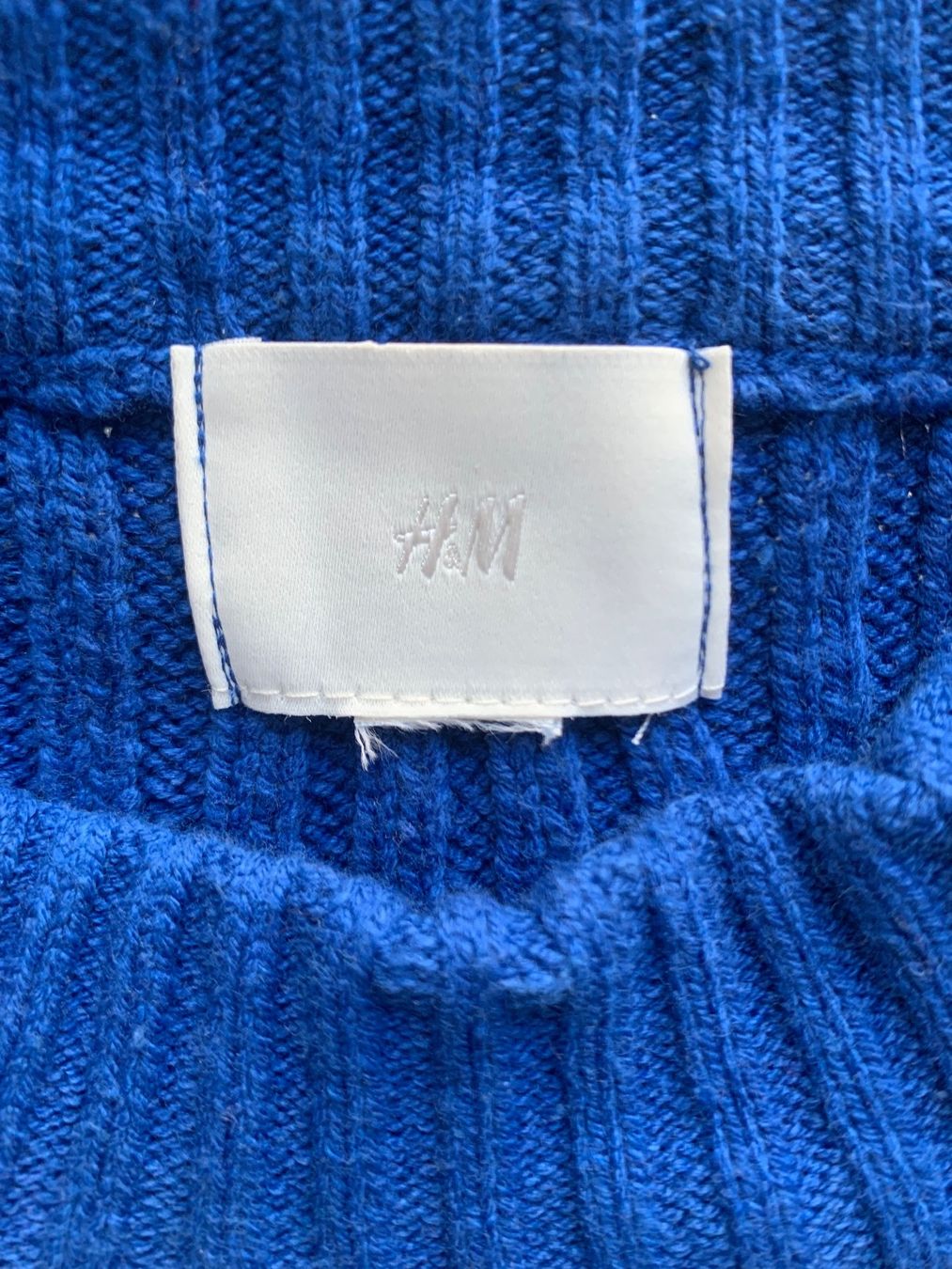 H&M Pullover & Sweatshirts: Kurzer Strickpullover Gr. M oversize, Pullover cropped blau – Neu (gemäss Beschreibung) aus Regensdorf von secondchancefashion 4