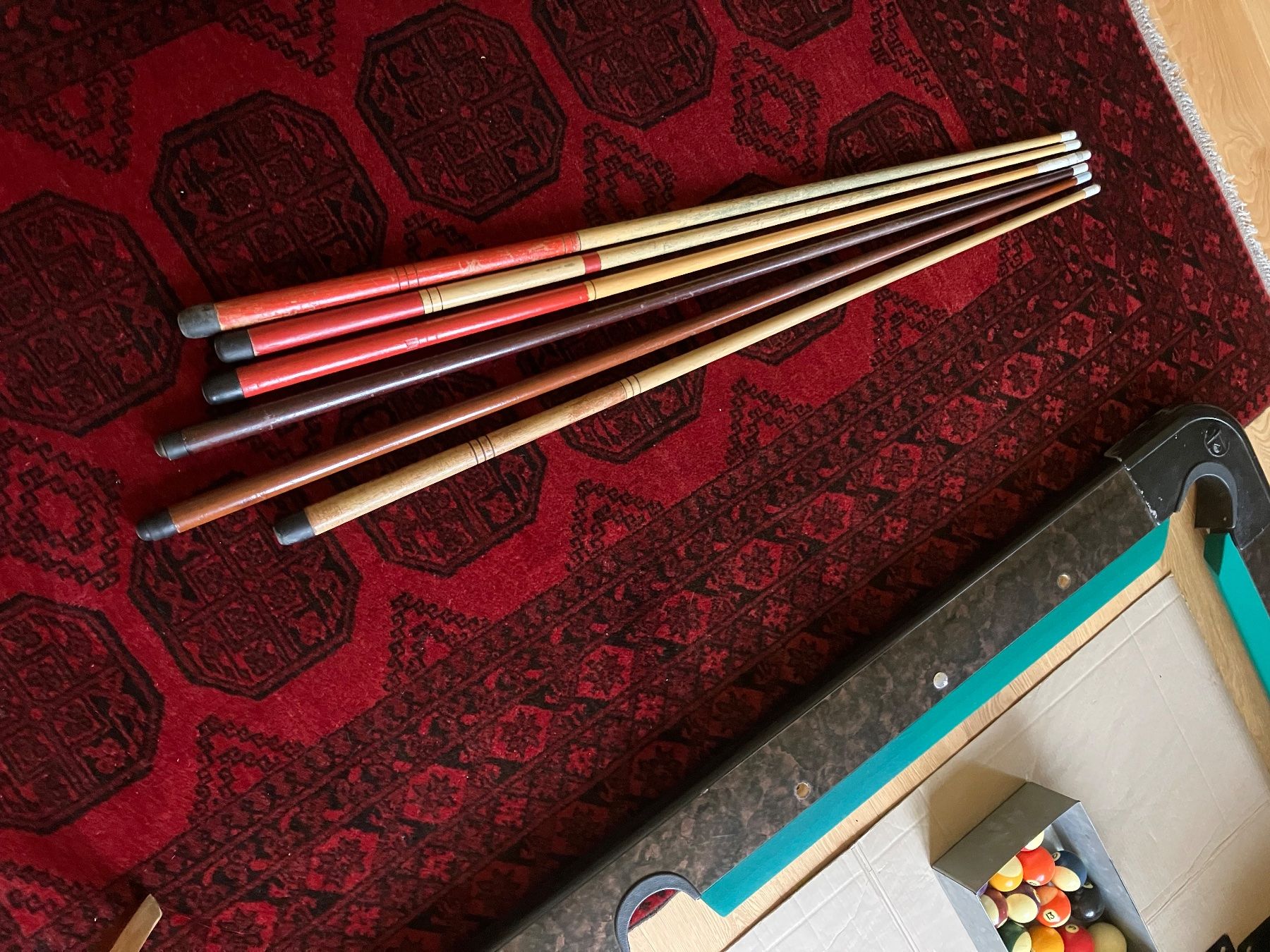 Tables de billard: Billardtisch 7“ mit Schieferplatte – D'occasion à Unterramsern par SalesladySO 7