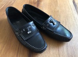 Bally Damen Mokassin Grösse 39,5, Leder schwarz
