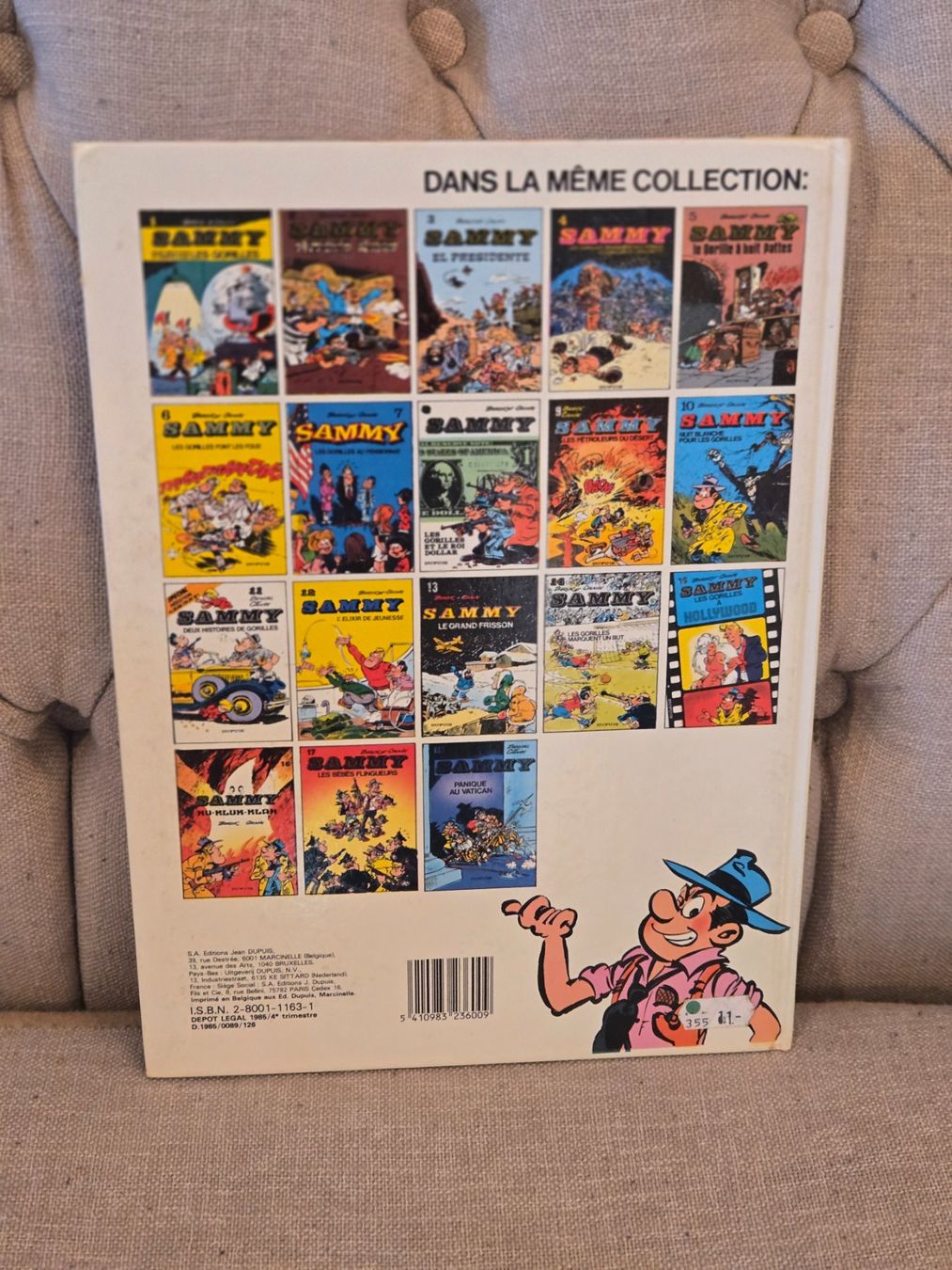 Comics: Sammy N°19 - En piste, les Gorilles - EO coté – Gebraucht aus Crémines von Blakedrake 1