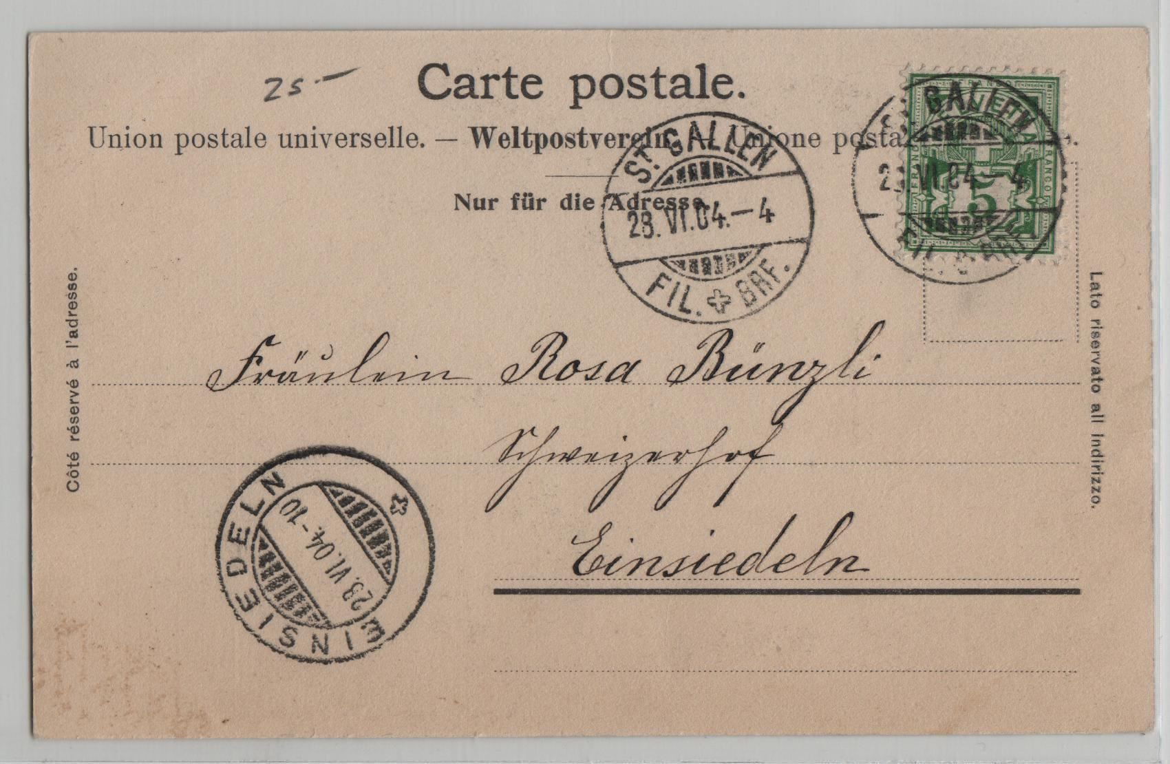 Ansichtskarten: St. Gallen - St. Magnikirche – Antik aus Ettingen von Kartenplanet 1