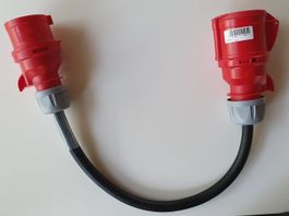 Übergangskabel CEE16 - CEE32, 4mm2