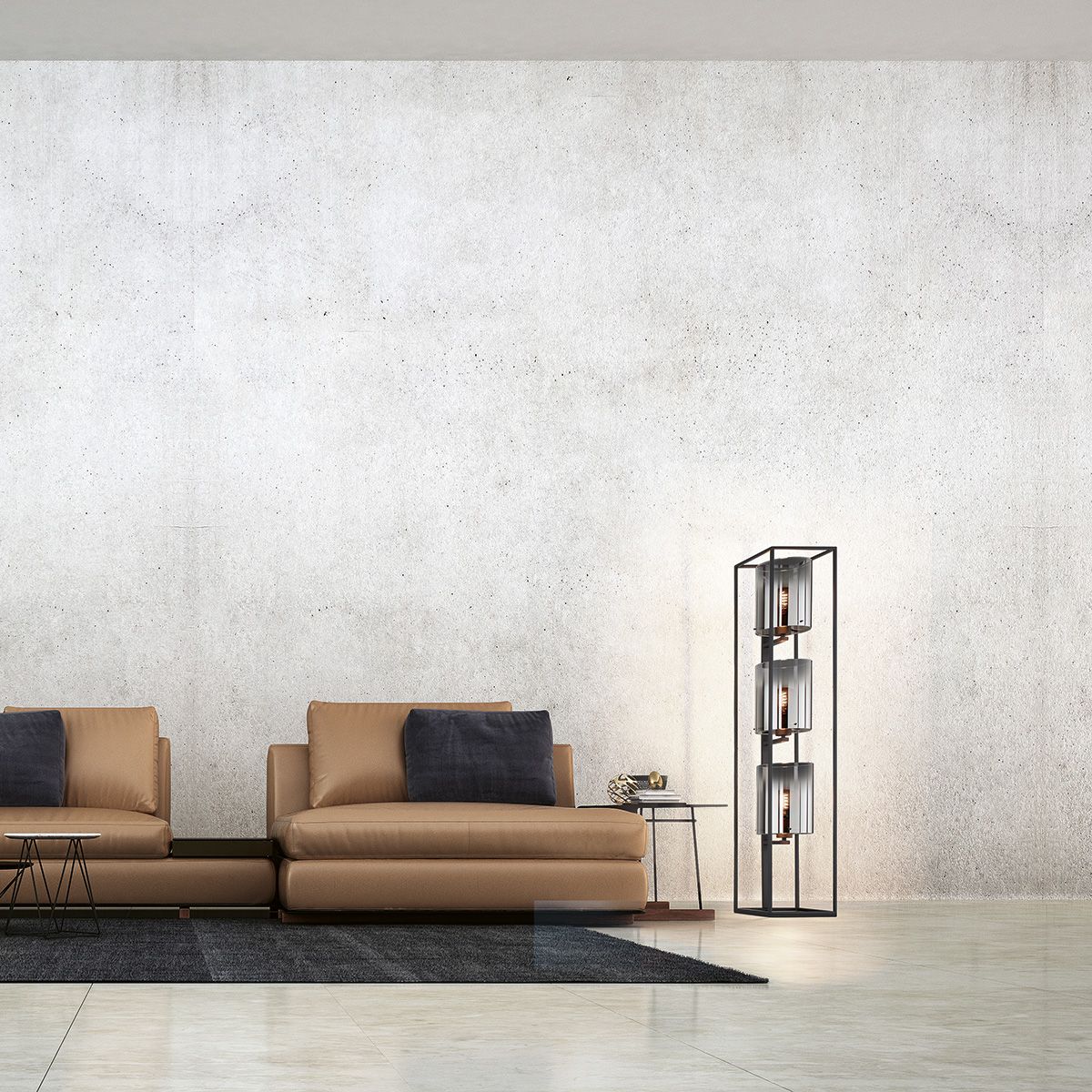 Lampade: Stehleuchte, 130 cm Höhe, 3 Strahler – Nuovo (secondo la descrizione) da Kreuzlingen venduto da Smart-Light 1