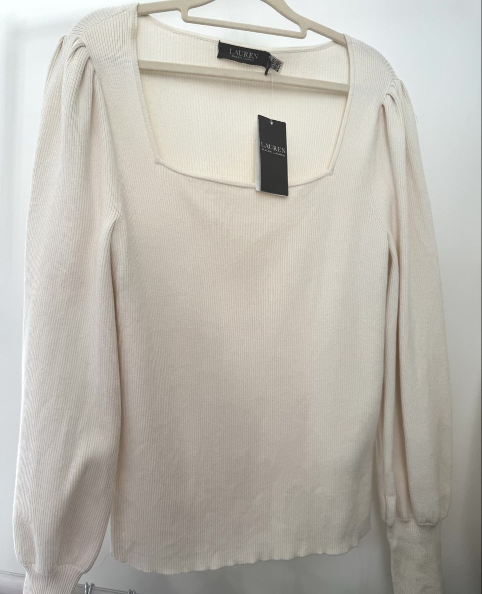 Ralph Lauren Pullover & Sweatshirts: Ralph Lauren Rib Strickpullover Creme – Neu und originalverpackt aus Zürich von di_archive 3
