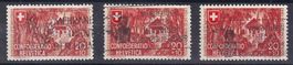 Variété sur Pro Patria B14 - 3 couleurs différentes B