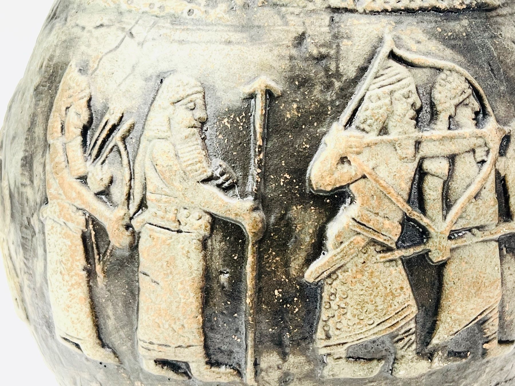 Vasi & Recipienti: Vintage SCHEURICH Keramik Relief-Vase – Usato da Zürich venduto da Arche_Brockenhaus 6