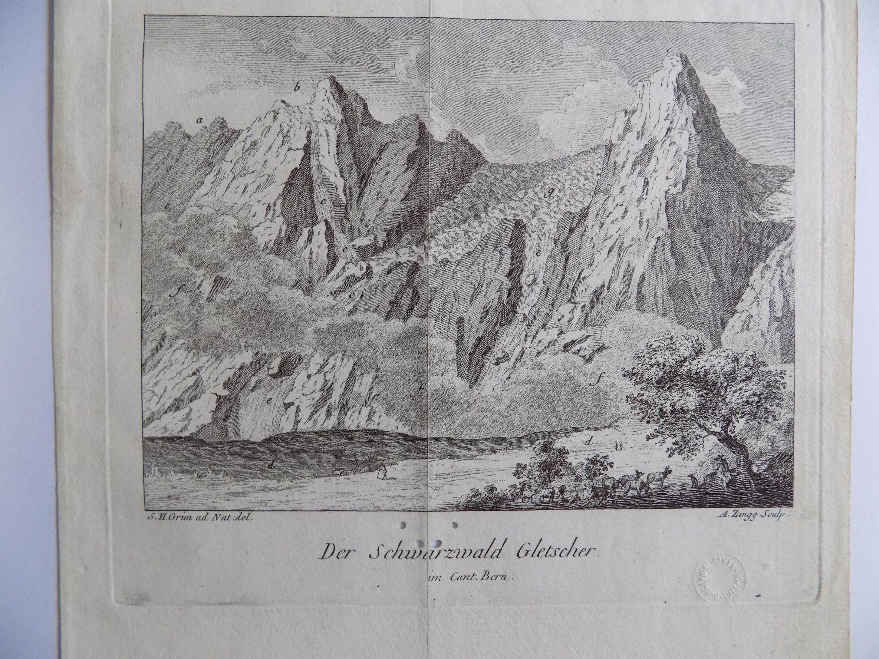 Stiche: Schwarzwaldgletscher Berner Oberland – Gebraucht aus Risch von Antikfee 3