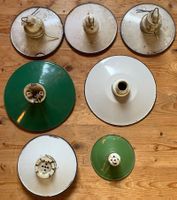 Lot von verschiedenen Emaille-Lampen