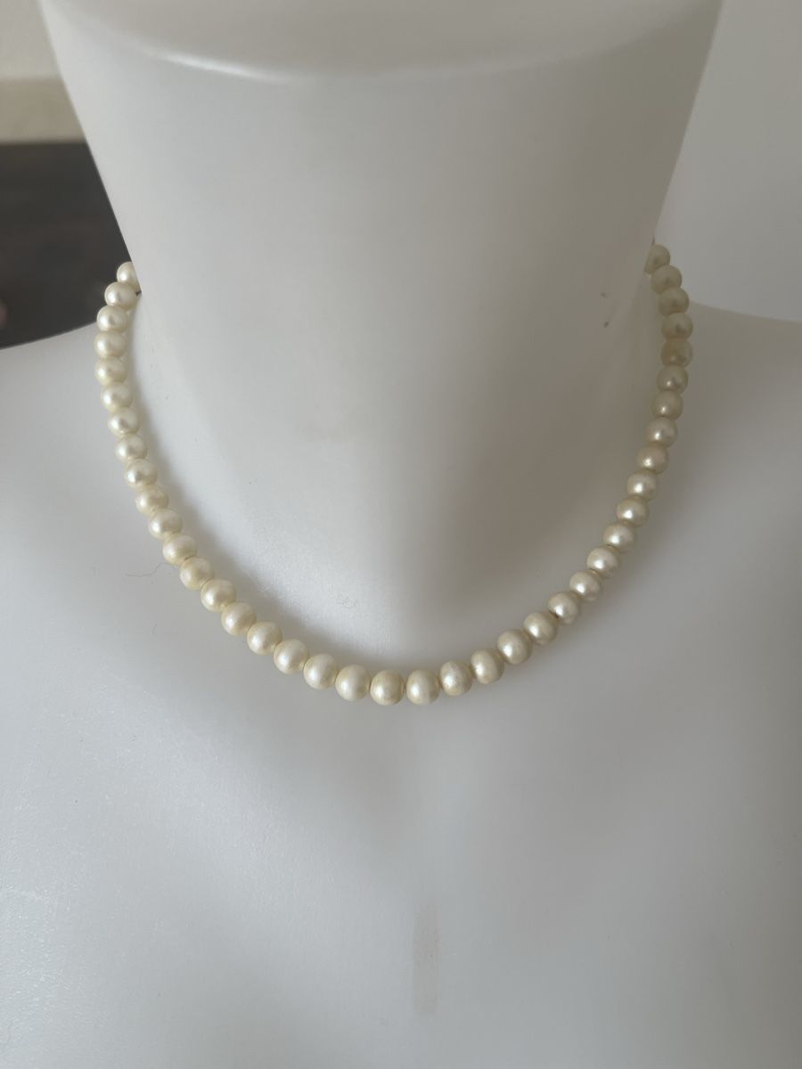 Catenine: Collier perles vintage longueur 39 cm fermoir – Usato da Kloten venduto da Vermicelles 6